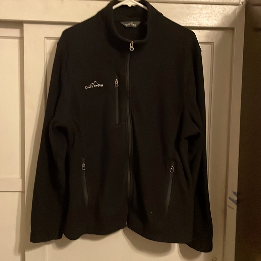 Eddie Bauer  Black Fleece Jacket